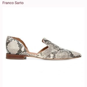 Franco Sarto Toby Flat in Roccia Leather